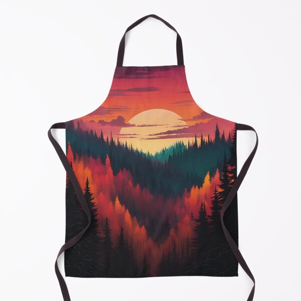 Item preview, Dark Forest Silhouettes at Sunset designed and sold by Creastore.