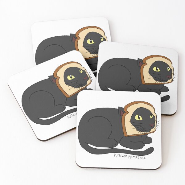 Item preview, Cat with Slice of Bread on Face designed and sold by KatelynMitalski.