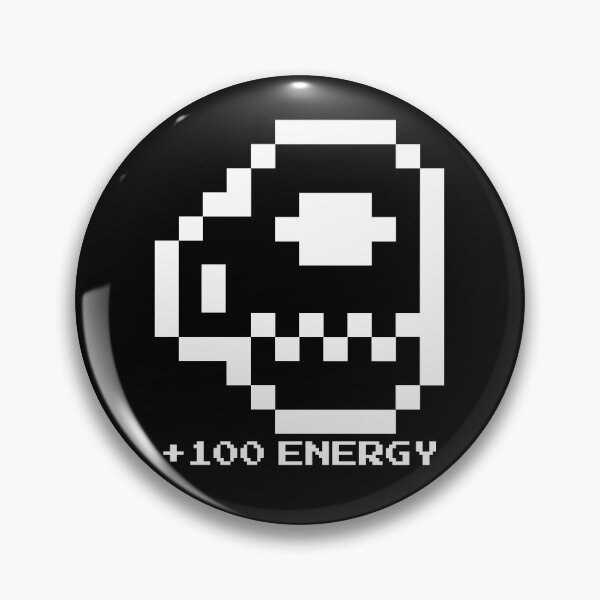 Item preview, +100 Energy Pixel Coffee Cup (white) designed and sold by garlicfriendsco.