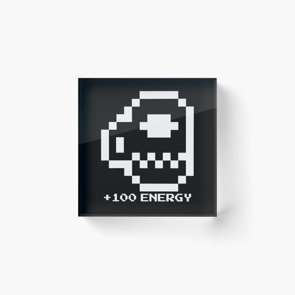 Item preview, +100 Energy Pixel Coffee Cup (white) designed and sold by garlicfriendsco.