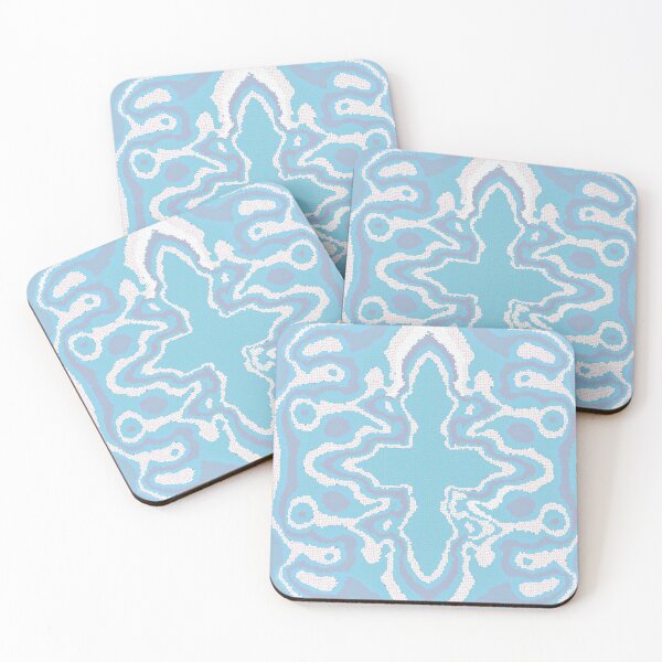 Item preview, Tie-dye pattern in pastel blue designed and sold by LoveofPeace.