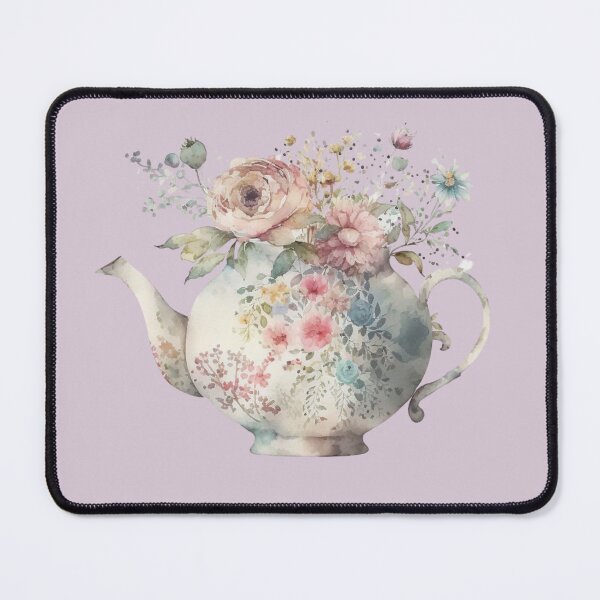 Item preview, Floral Tea Time - Teapot  designed and sold by GiraffeCreative.