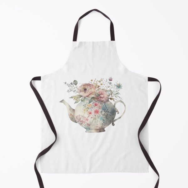 Item preview, Floral Tea Time - Teapot designed and sold by GiraffeCreative.