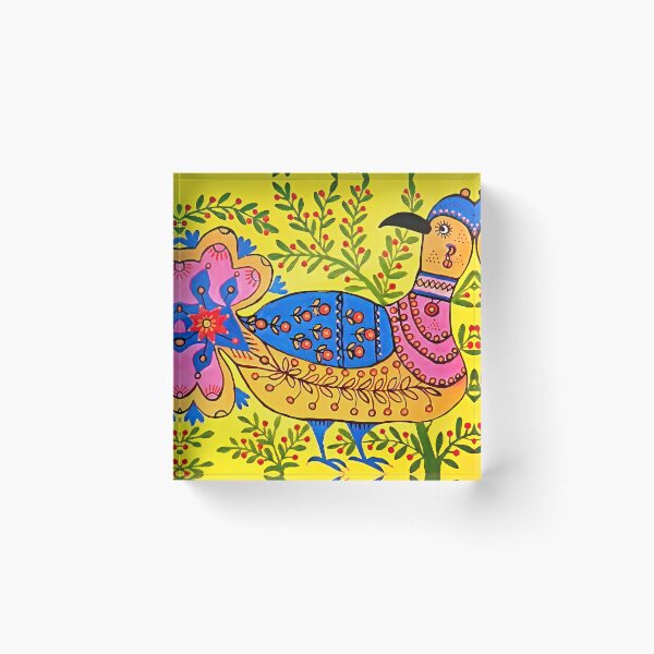 Item preview, Maria Prymachenko, Levaha on the Field, Fine Art Print, Famous Ukrainian Artist, Ukrainian Folk Art, Марія Приймаченко, Леваха на Полі designed and sold by Artistic Gift Print.