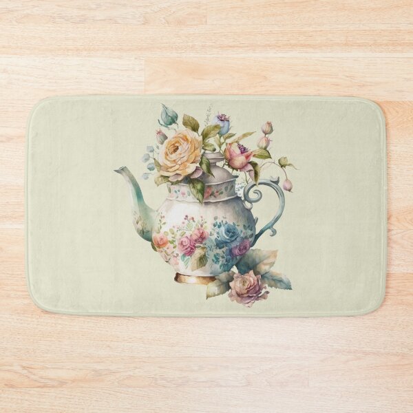 Item preview, Floral Tea Time - Teapot designed and sold by GiraffeCreative.