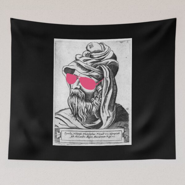 Item preview, Pyrrho of Elis - ancient philosopher gift - student teacher fun quote philosophy philosopher designed and sold by PHILOSOPHY-SWAG.