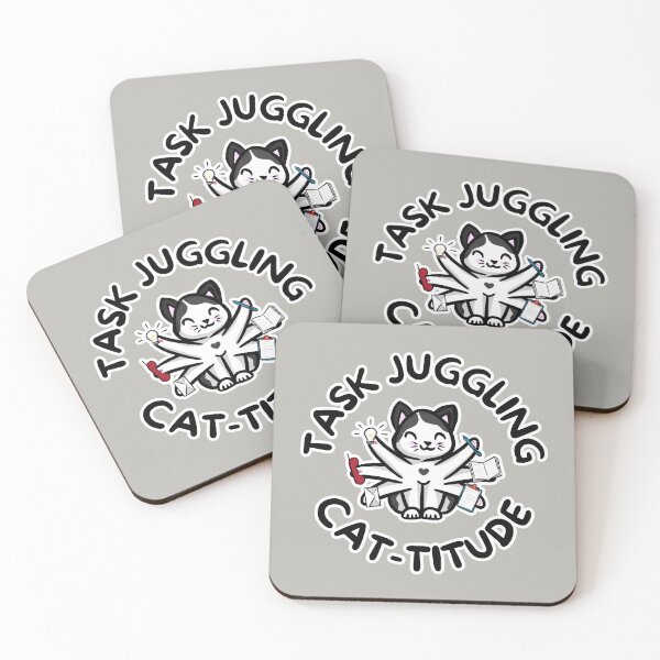 Item preview, Task Juggling Cat-titude! designed and sold by impressionofmel.