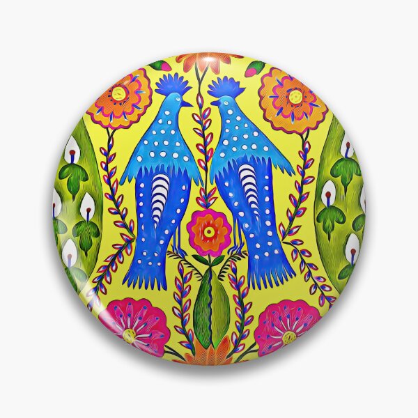 Item preview, Maria Prymachenko, Two Tomtits, Fine Art Print, Ukrainian Artist, Ukrainian Folk Art, Марія Приймаченко, Дві Синички, Ukrainian Gift designed and sold by Artistic Gift Print.