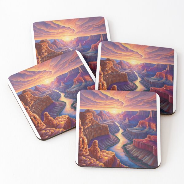 Item preview, Sunset Serenity: A Canyon’s Colorful Embrace designed and sold by merve02shop.