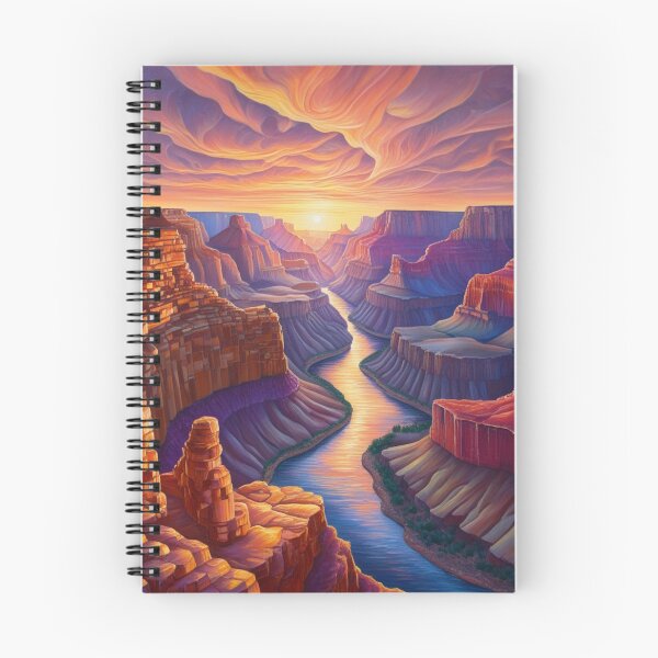 Item preview, Sunset Serenity: A Canyon’s Colorful Embrace designed and sold by merve02shop.