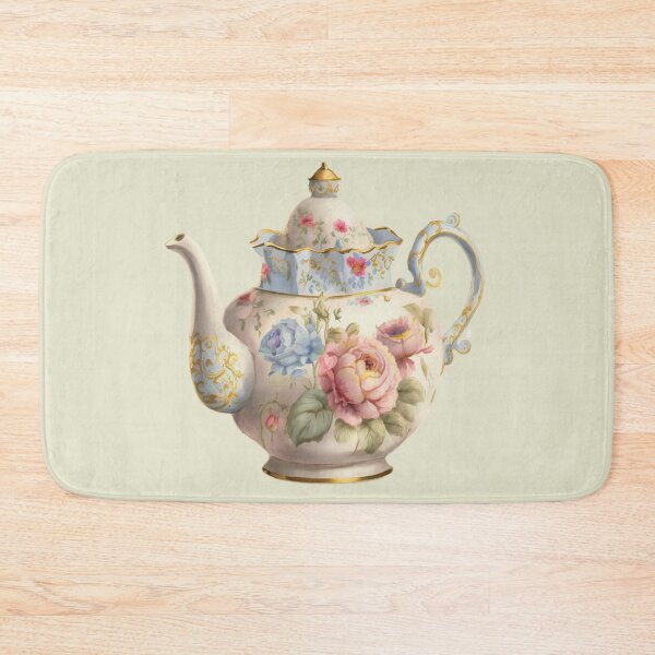 Item preview, Floral Tea Time - Teapot designed and sold by GiraffeCreative.
