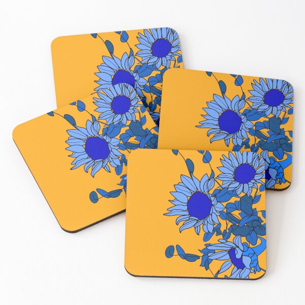 Item preview, Yellow and Blue Sunflowers designed and sold by MihaelaMereoara.