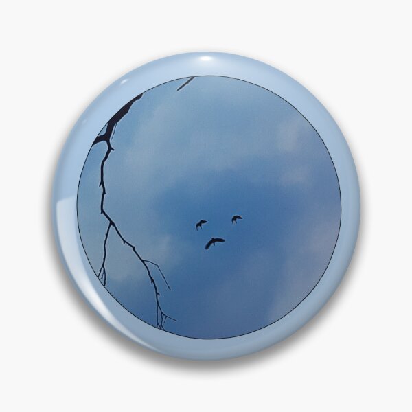 Item preview, Face Pareidolia Birds Feeling Blue Sad Face 3 of 4 designed and sold by Beachy.