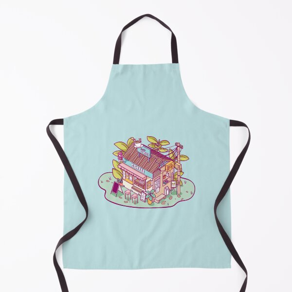Item preview, cute little shop - coffee shop designed and sold by SD-Din.