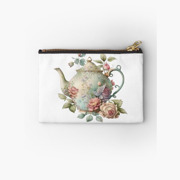 Item preview, Floral Tea Time - Teapot designed and sold by GiraffeCreative.
