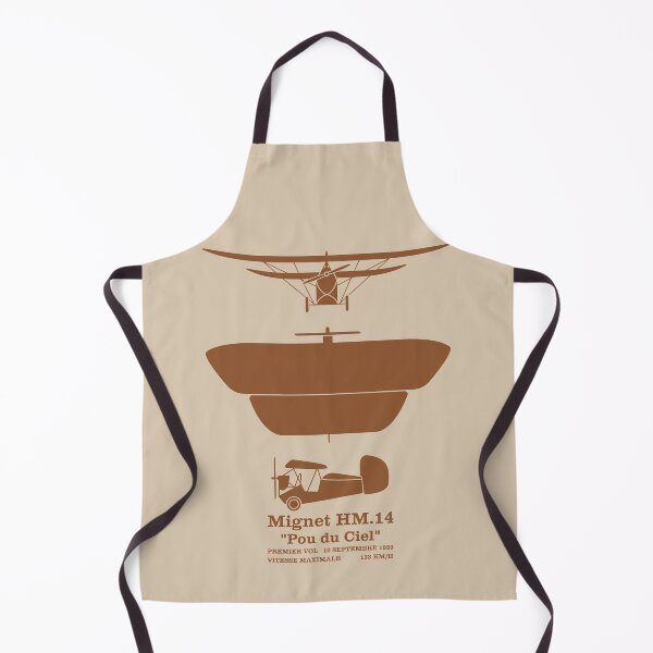Item preview, Mignet HM.14 Flying Flea Plane Silhouettes Infographic designed and sold by MilitaryMart.