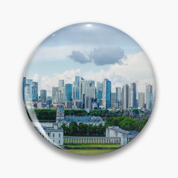 Item preview, Dark Cloud London City Canary Wharf Skyline Greenwich designed and sold by santoshputhran.