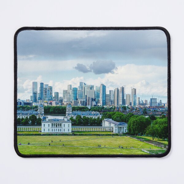Item preview, Dark Cloud London City Canary Wharf Skyline Greenwich designed and sold by santoshputhran.