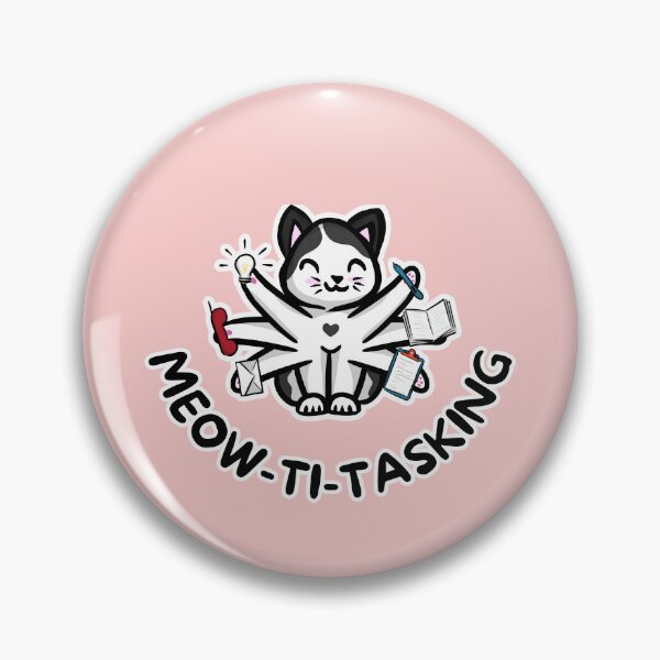 Item preview, Meow-ti-tasking! designed and sold by impressionofmel.