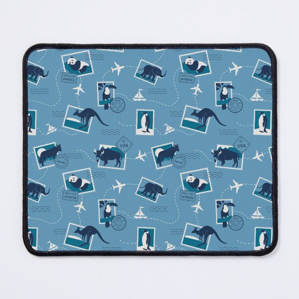 Item preview, Itinerary with animals in stamps designed and sold by InkofNocturna.