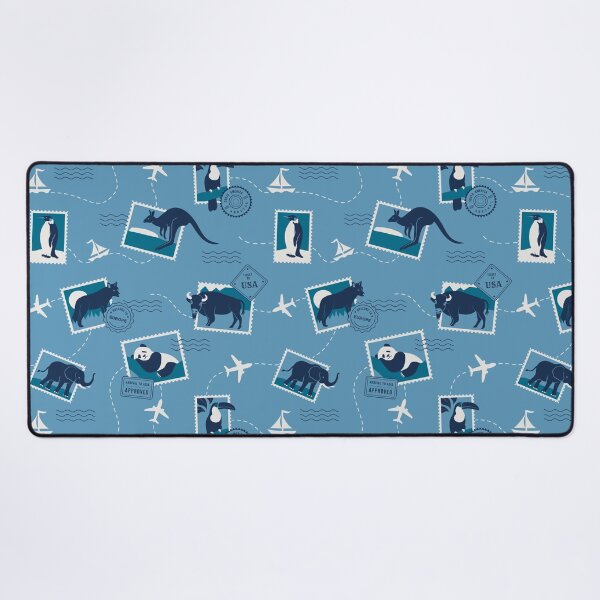 Item preview, Itinerary with animals in stamps designed and sold by InkofNocturna.