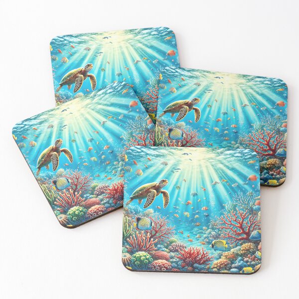 Item preview, Oceanic Wonders: Vibrant Coral Reef designed and sold by Peelya.
