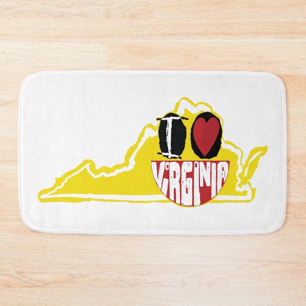 Item preview, I LOVE VIRGINIA VA Smiling Happy Face designed and sold by pelagio.