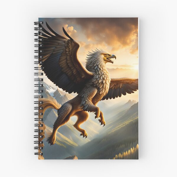 Item preview, Griffin Flying Over Mountains designed and sold by AuroraSpringer.