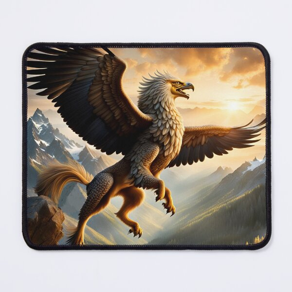 Item preview, Griffin Flying Over Mountains designed and sold by AuroraSpringer.
