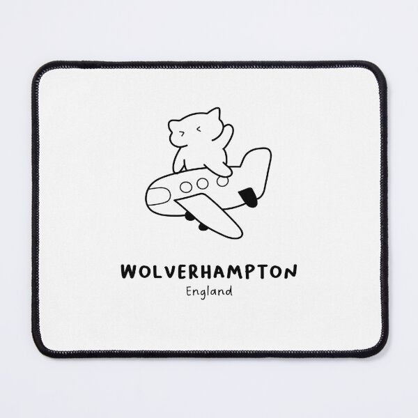 Item preview, Wolverhampton, England | Adorable Cat on Plane Design | Airplane Illustration | Cat's Trip designed and sold by RM-Journey.