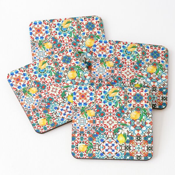 Item preview, Lemon,citrus,Mediterranean ,mosaic tiles,Moroccan art designed and sold by MariaMarinova.