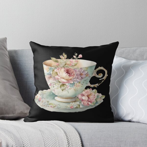 Item preview, Floral Tea Time - Cup designed and sold by GiraffeCreative.