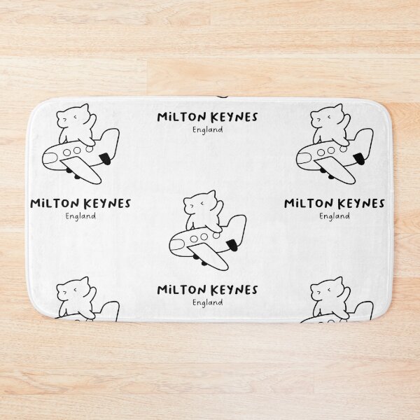 Item preview, Milton Keynes, England | Adorable Cat on Plane Design | Airplane Illustration | Cat's Trip designed and sold by RM-Journey.