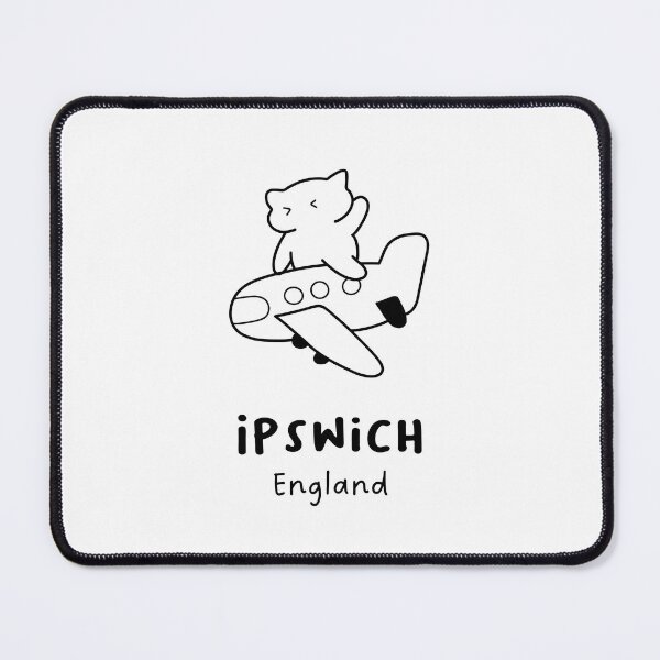 Item preview, Ipswich, England | Adorable Cat on Plane Design | Airplane Illustration | Cat's Trip designed and sold by RM-Journey.