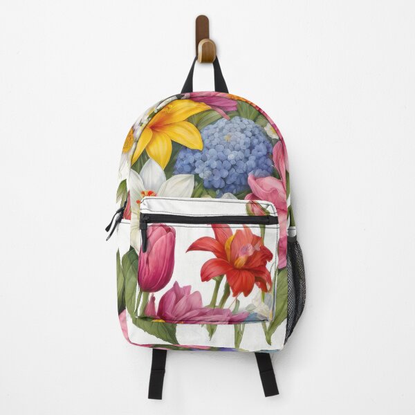 Item preview, Pastel Colorful Flowers Leaves Spring Wildflowers Pattern Floral Poster Design designed and sold by HAKKI ARSLAN.