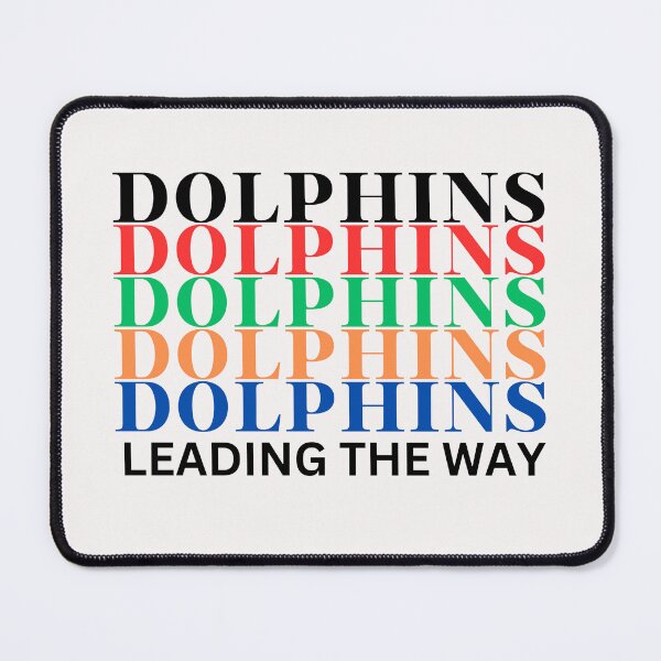 Item preview, Dolphins Leading the Way designed and sold by DecalDash.