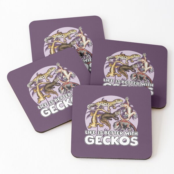 Item preview, Life is better with Geckos Gift for Lizard Lover designed and sold by BeataY6Art.