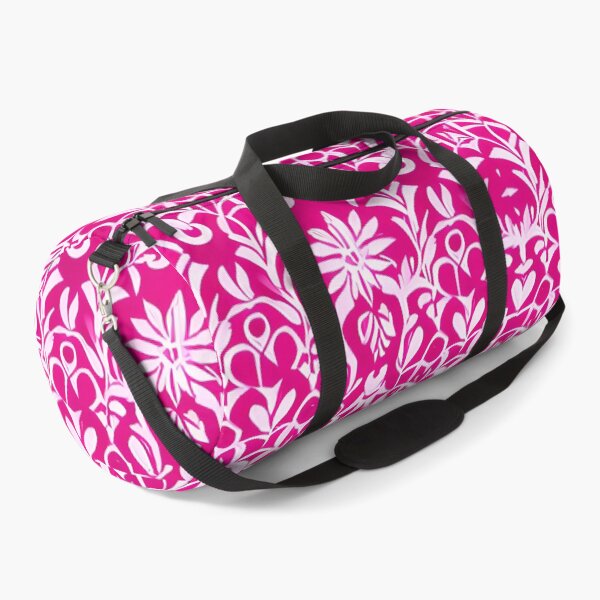 Item preview, White Flowers in Pink Background, Floral Pattern designed and sold by Liza36designs.