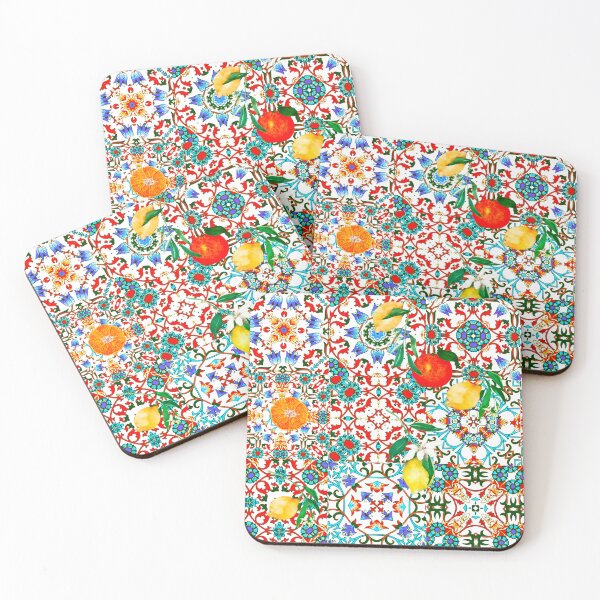 Item preview, Lemon,citrus,Mediterranean ,mosaic tiles,Moroccan art designed and sold by MariaMarinova.