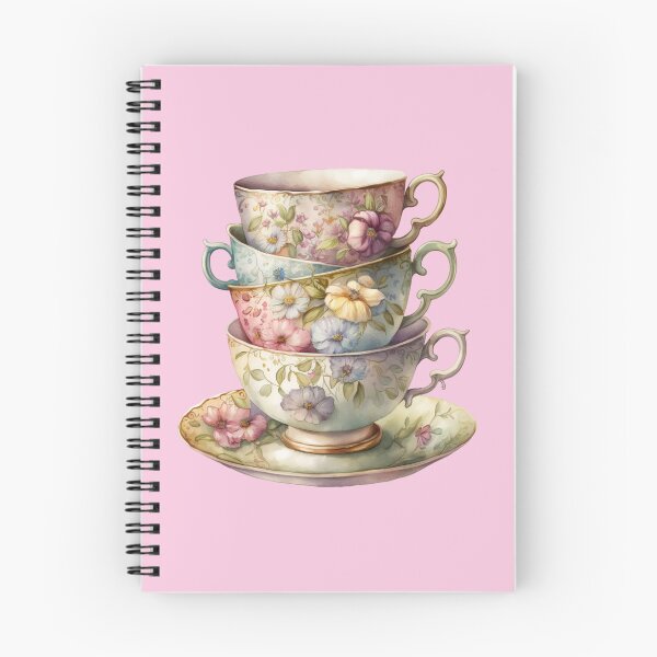 Item preview, Floral Tea Time - Cups designed and sold by GiraffeCreative.