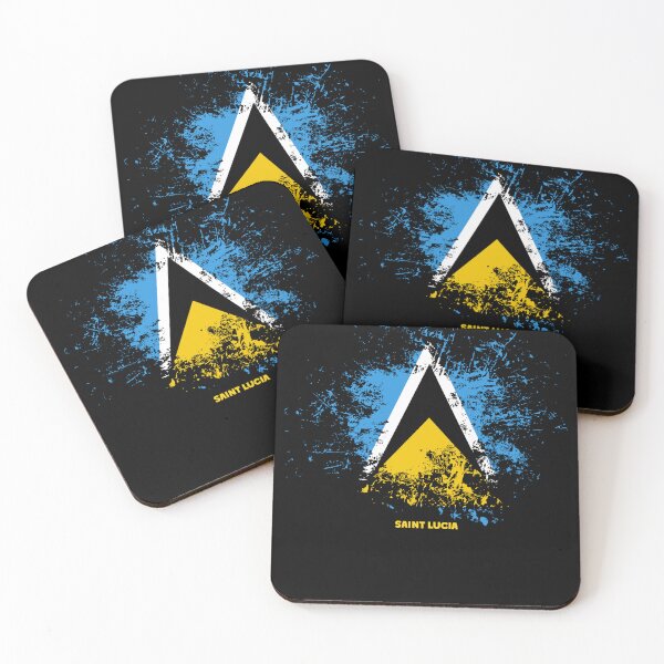 Item preview, Saint Lucia Watercolor, Flag Of St Lucia designed and sold by Flag Outfit.