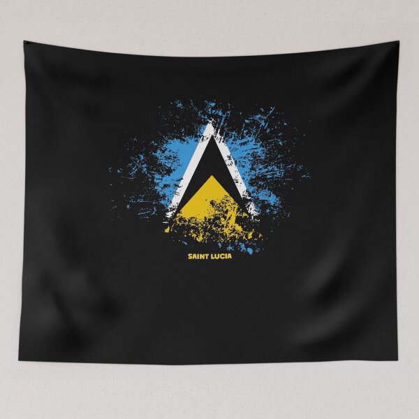 Item preview, Saint Lucia Watercolor, Flag Of St Lucia designed and sold by Flag Outfit.