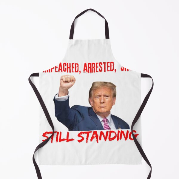 Item preview, Copy of Trump Fight 2024 | Impeached arrested convicted shot still standing designed and sold by Lyesink.