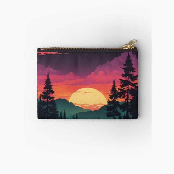 Item preview, Dark Forest Silhouettes at Sunset designed and sold by Creastore.