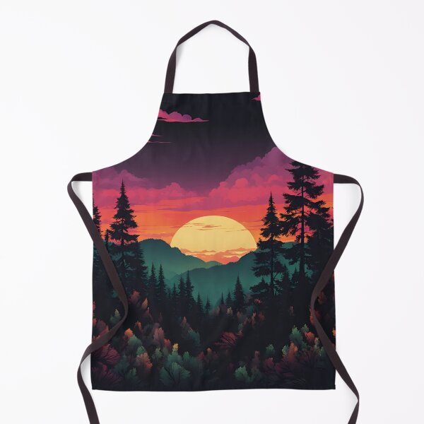 Item preview, Dark Forest Silhouettes at Sunset designed and sold by Creastore.