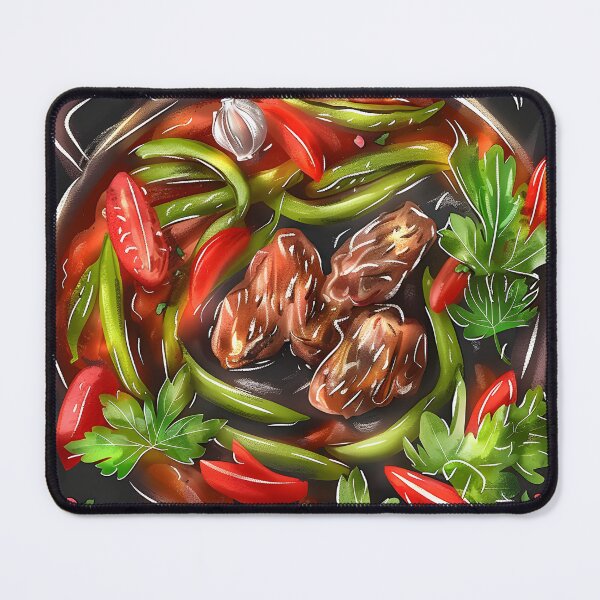 Item preview, فاصوليا طبيخ بندورة لحمة اكل عربي شرقي- Fasolia Beans Delight: Experience the Savory Goodness and Aromatic Flavors of Middle Eastern Food designed and sold by FUNqoosh.