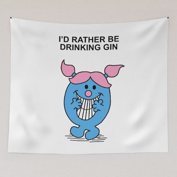 Item preview, Little Miss Id rather be drinking gin designed and sold by Scat the cat.