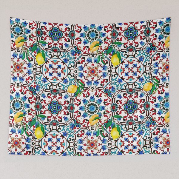 Item preview, Lemon,citrus,Mediterranean ,mosaic tiles,Moroccan art designed and sold by MariaMarinova.