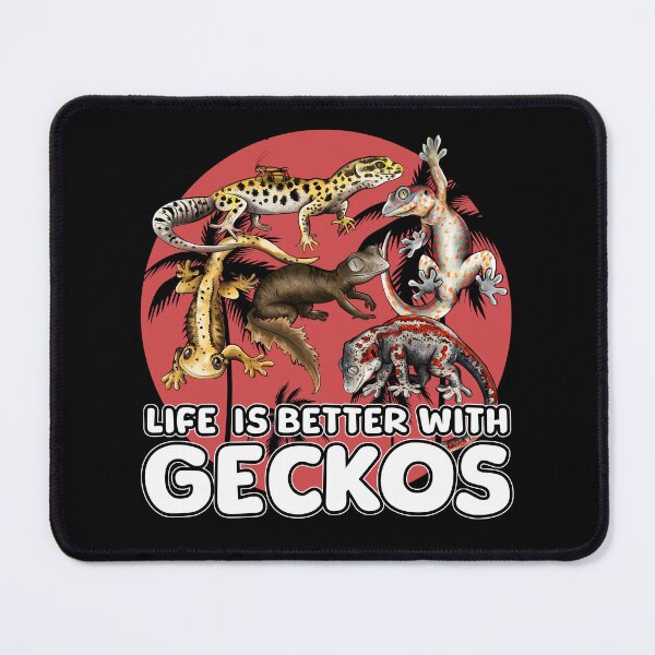 Item preview, Life is better with Geckos Gift for Gecko Lover designed and sold by BeataY6Art.