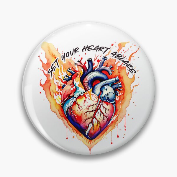 Item preview, Set your heart ablaze! designed and sold by ztarantino44.